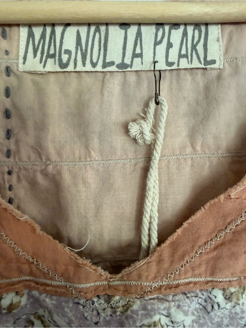 Magnolia Pearl Quiltwork Layla Tank Dress O/S💖NEW WITH TAGS💖BOHO💖Lined Cotton - Picture 8 of 12